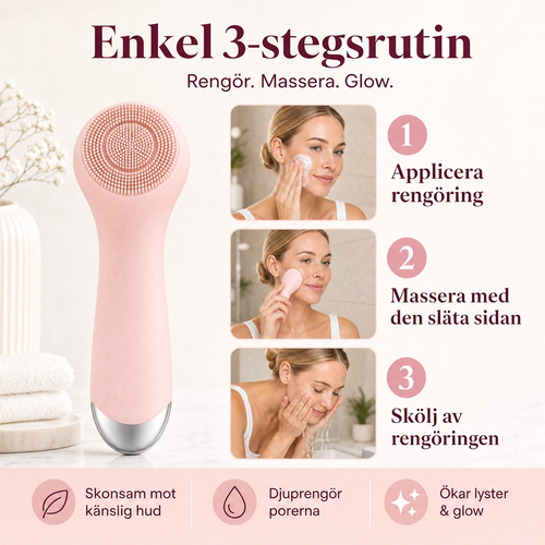 Glowvera Sonic - Rengöringsborste med Värme