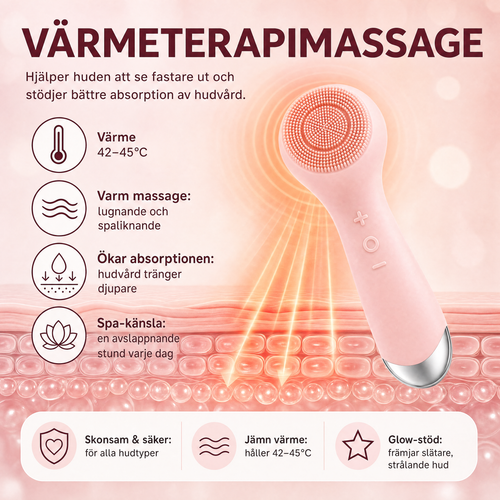 Glowvera Sonic - Rengöringsborste med Värme